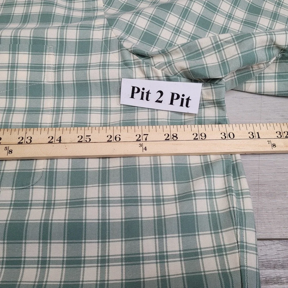 Polo Ralph Lauren Shirt Mens 2XLTUtility Oxford Gingham Short Sleeve Pony Preppy